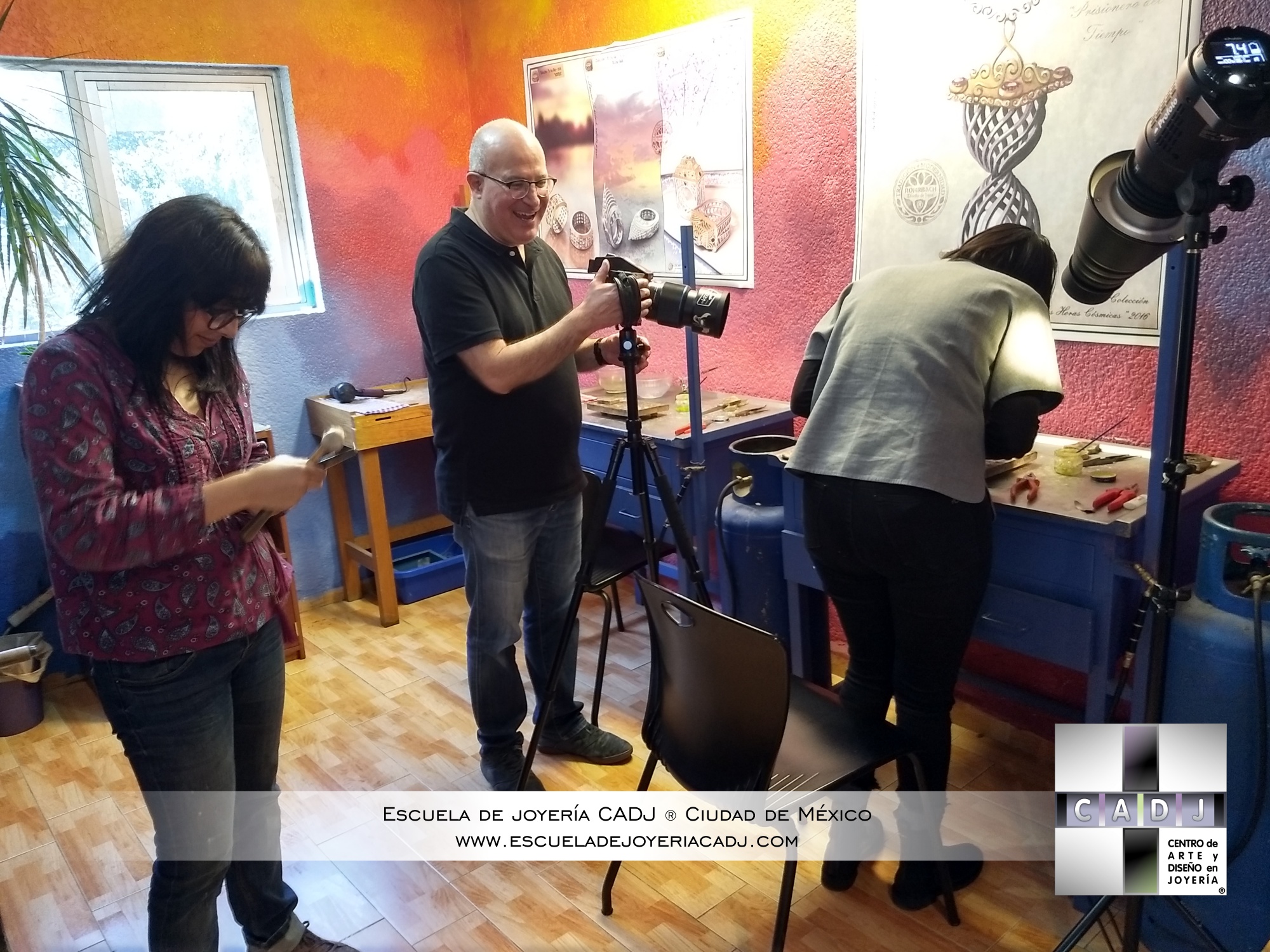 Sábado de fotoshoot con Guillermo Vazquez Pico, Escuela de joyería CADJ ®