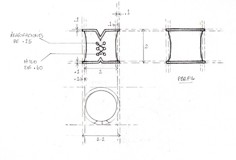 escuela de joyería, arte y diseño CADJ ® Dibujo técnico de un anillo 'Corset1