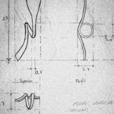 escuela de joyería, arte y diseño CADJ ® Dibujo técnico de un anillo TENEDOR